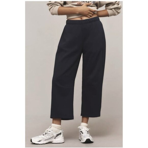 NWT Size S - Daily Practice by Anthropologie Barrel Sweatpants (Color Black) - Picture 8 of 16